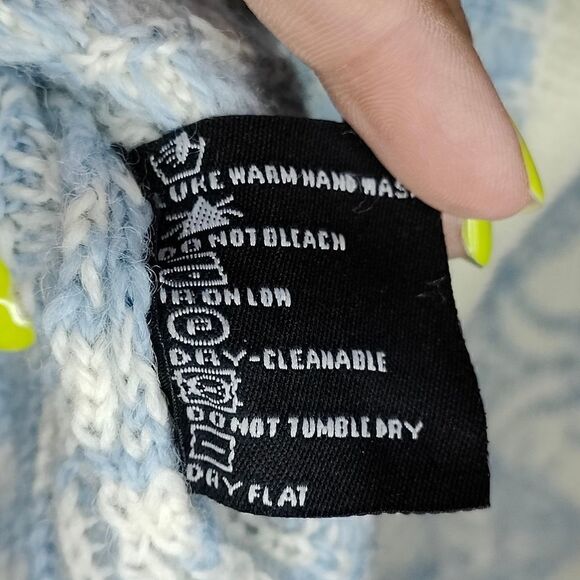 Icewear Wool Knit Paisley Swirl Print Full Zip Sweater - Picture 9 of 11